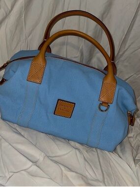 Dooney & Bourke Powder Blue Satchel Bag ✨